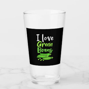 Verre Végétarien I Love Haricots verts