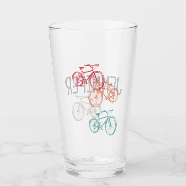 Verre Vélos colorés (Devant)