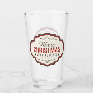 Verre Verrerie de bière de Joyeux Noël