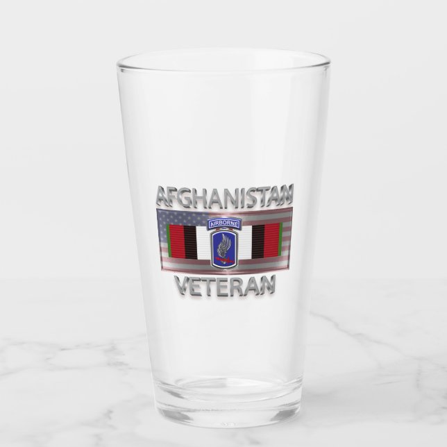 Verre Vétéran de la 173e Brigade aéroportée en Afghanist (Devant)