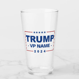 Verre Vice-président Trump 2024 sur mesure