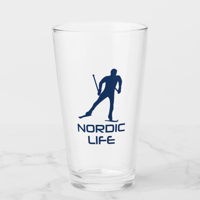 Verre Vie de ski nordique (Devant)