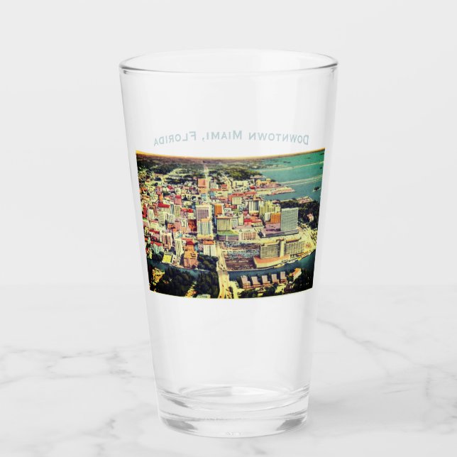 Verre Vieille école Miami, Floride (MIA) Centre-ville de (Devant)