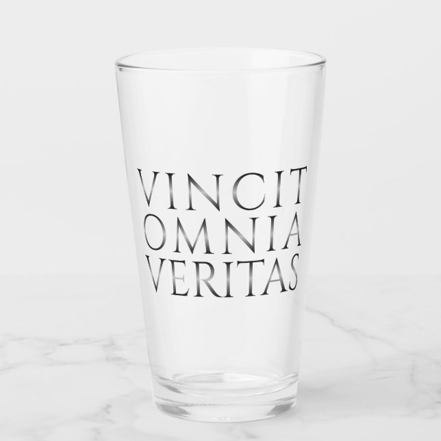 Verre VINCIT OMNIA VERITAS - Lumière (Devant)