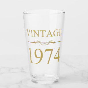 Verre Vintage 1974 50e anniversaire