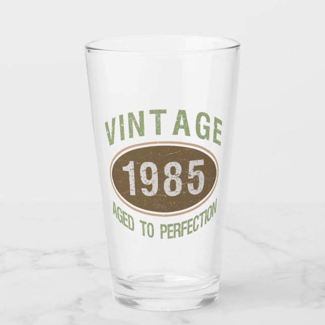 Verre Vintage 1985 40e anniversaire (Devant)