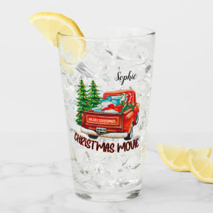 Verre Vintage Red Truck Christmas Movie