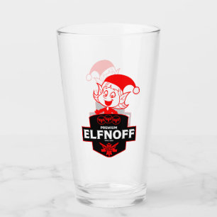 Verre Vodka de Noël amusante
