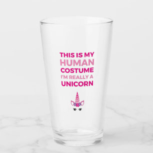 Verre Voici Mon Costume Humain - Unicorn Edition I