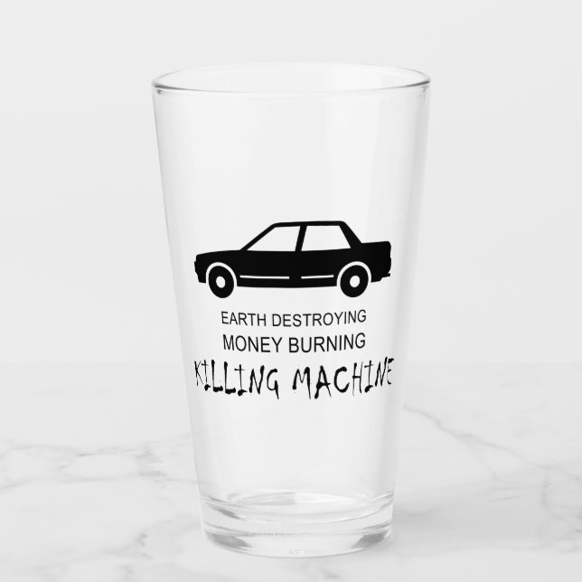 Verre Voiture Terre Détruire de l'argent brûler la machi (Devant)