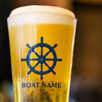 Votre bateau ou nom de roue de gouvernail de navir