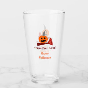 Verre Vous avez été Hué joyueuse Halloween balai citroui