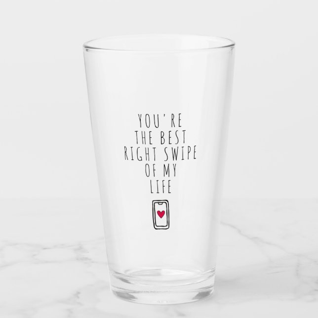 Verre Vous êtes le meilleur essuie-glace de ma vie (Devant)