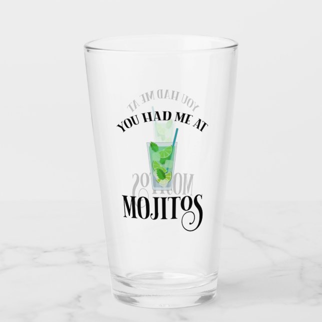 Verre Vous M'Avez Eu Chez Mojitos (Devant)