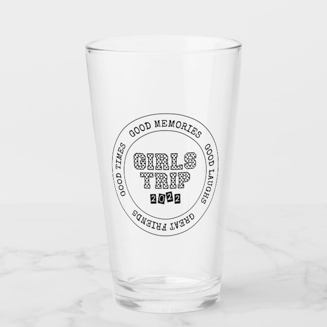 Verre Voyage Filles 2022 Filles Week-end de vacances Get (Devant)