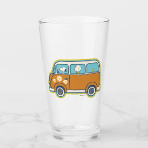 Verre Voyage sur route   Peanuts Road Trip Van