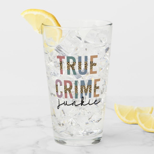 Verre Vrai crime Junkie | Crimes de meurtre montre l'amo (Devant glace)