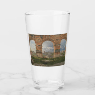 Verre Vue à travers trois arches du Colisée