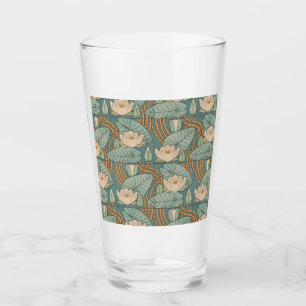 Verre Water Lys Lily Art Nouveau Nature