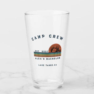 Verre Week-end de camping personnalisé pour enterrement 