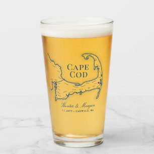 Verre Wequassett Resort Cape Cod Carte Mariage Favor Pin