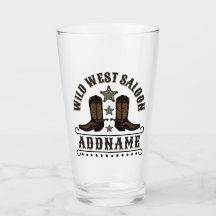 Western Cowboy Boots AJOUTER LE NOM Sheriff Spurs