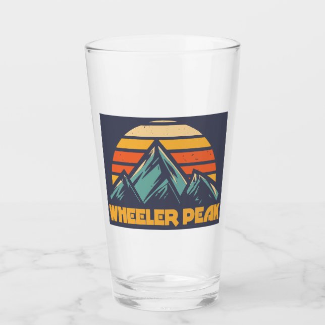 Verre Wheeler Peak New Mexico Retro Turquoise (Devant)