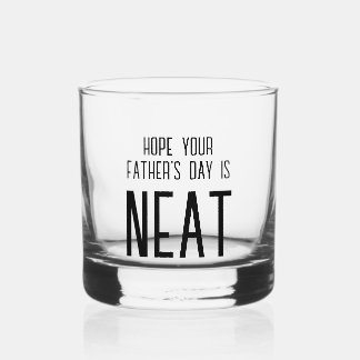 Verre Whiskey à Fête des pères nette amusant