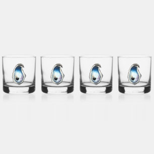 Verre Whiskey Oyster - 4 set