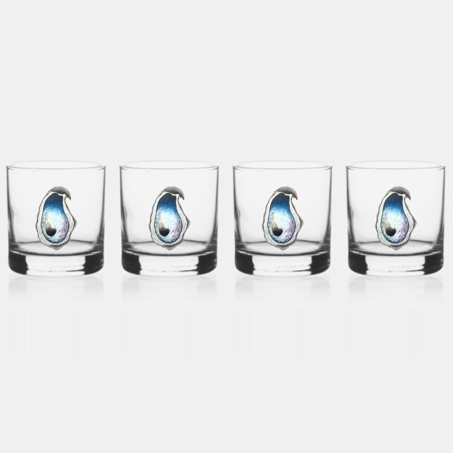 Verre Whiskey Oyster - 4 set (Recto)