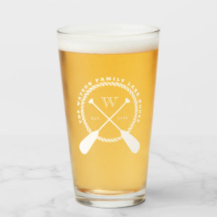 Verre White Crossles Paddles Lake House Ajouter un nom d
