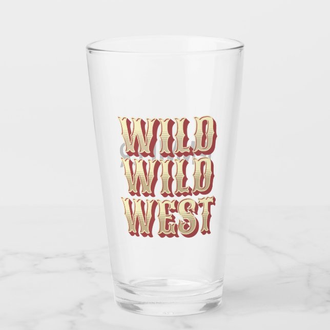 Verre Wild Wild West (Devant)