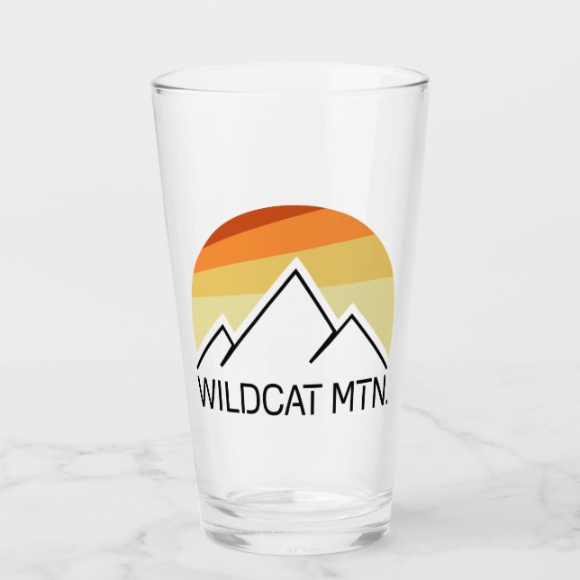 Verre Wildcat Mountain New Hampshire Retro (Devant)