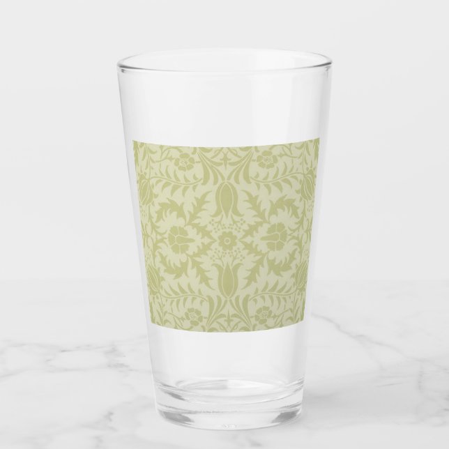 Verre William Morris Borge Mariage Soft Green (Devant)