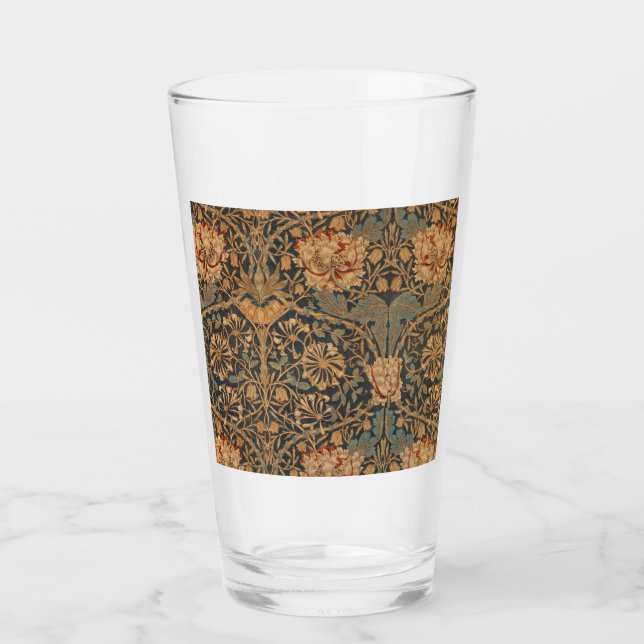 Verre William Morris Honeysuckle Rich Wallpaper (Devant)