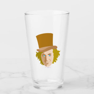 Verre Willy Wonka Stenciled Face Graphic