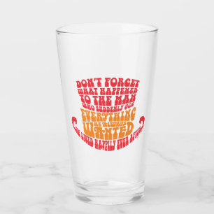 Verre Willy Wonka Typographie Casquette