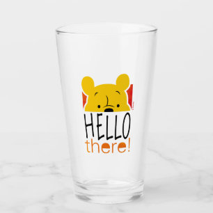 Verre Winnie l'Ourson  Bonjour !
