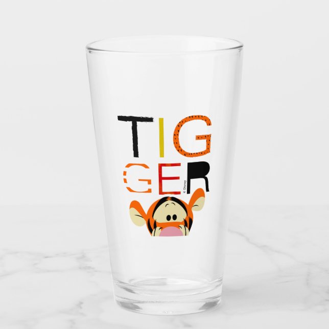 Verre Winnie the Pooh - L'éditorial de Tigger (Devant)
