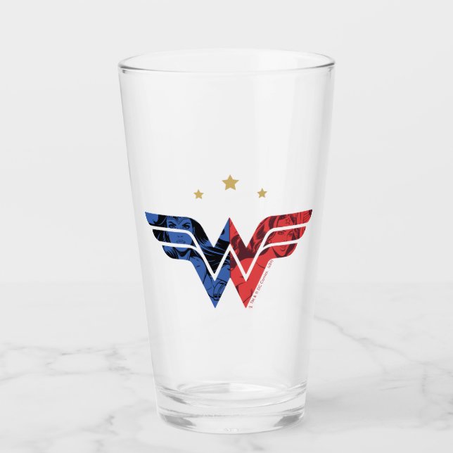 Verre Wonder Woman Moderne & Retro Reic Comic Overlay Lo (Devant)