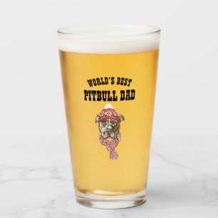 Verre World Best PITBULL DAD Mug - Fun Chien Père Cadeau