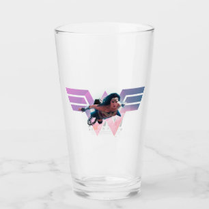 Verre WW84   Wonder Woman Flying Lo Fi Pastel Graphic