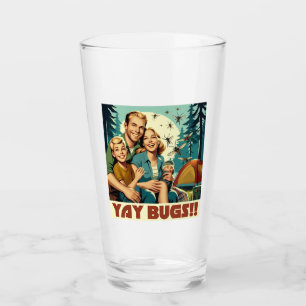 Verre Yay Bugs Camping Funny