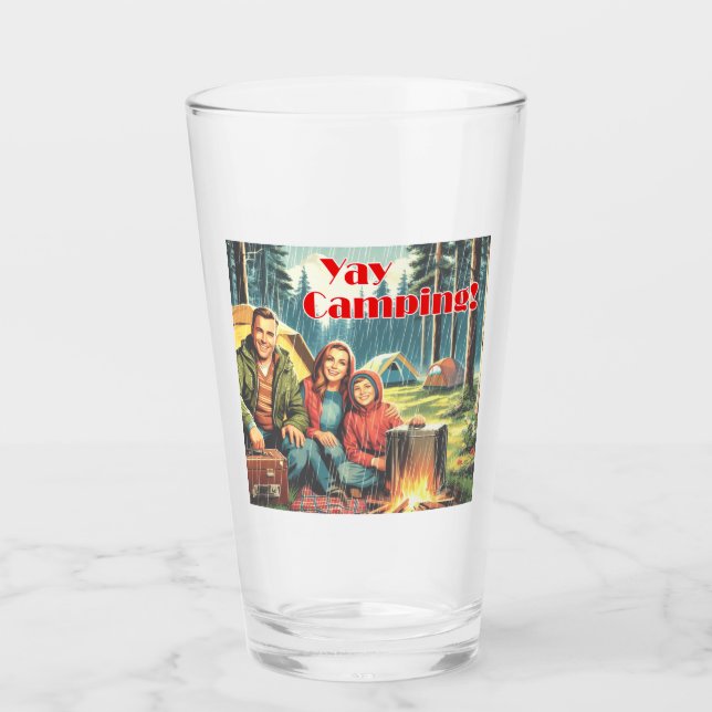 Verre Yay Camping Dans La Pluie (Devant)