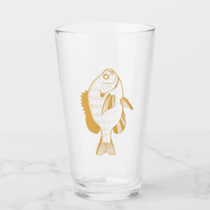 Verre Yello Sunfish Glass pour Bière Dri