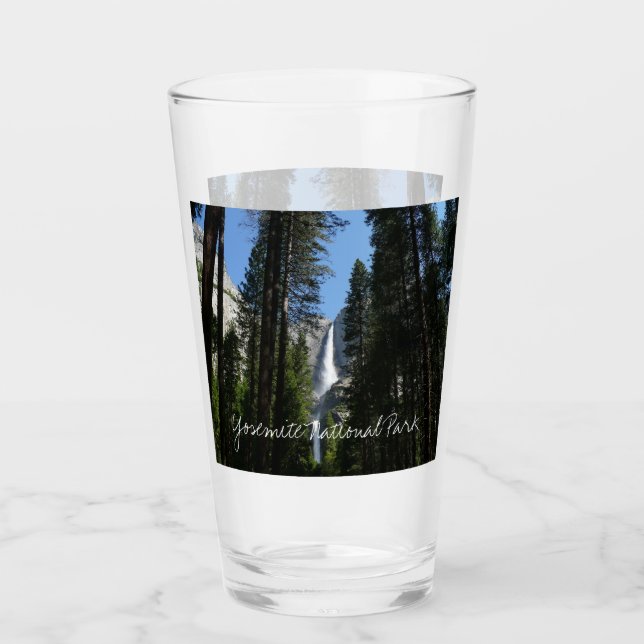 Verre Yosemite Falls et Woods Paysage Photographie (Devant)