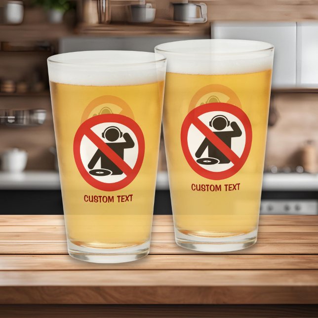 Verre Zone interdite aux DJ (Créateur téléchargé)