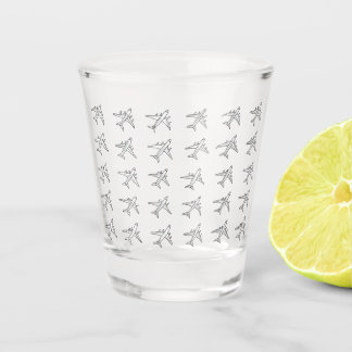 Verres à shot à motif d'avion