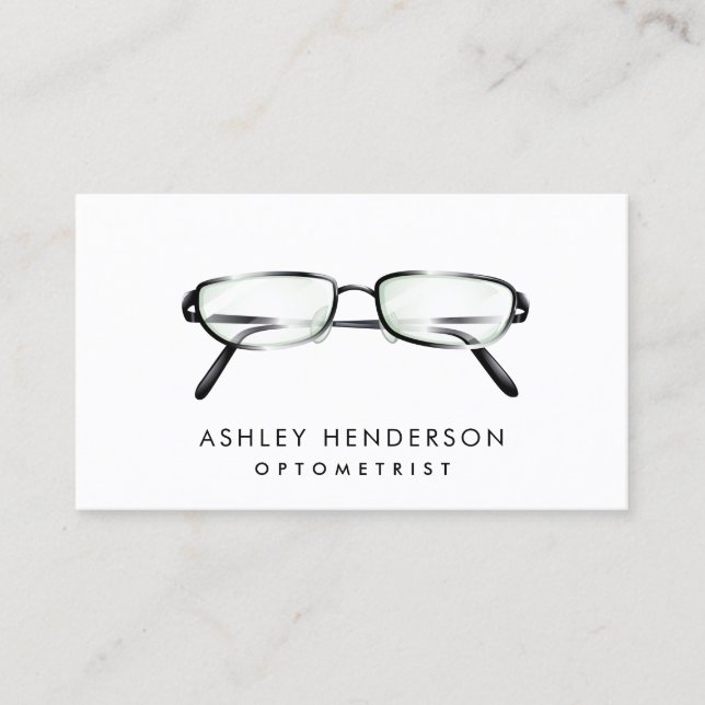 Verres| Cartes de visite optimistes (Devant)