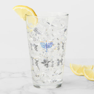Verres Coupe menorah fleurs style vintage